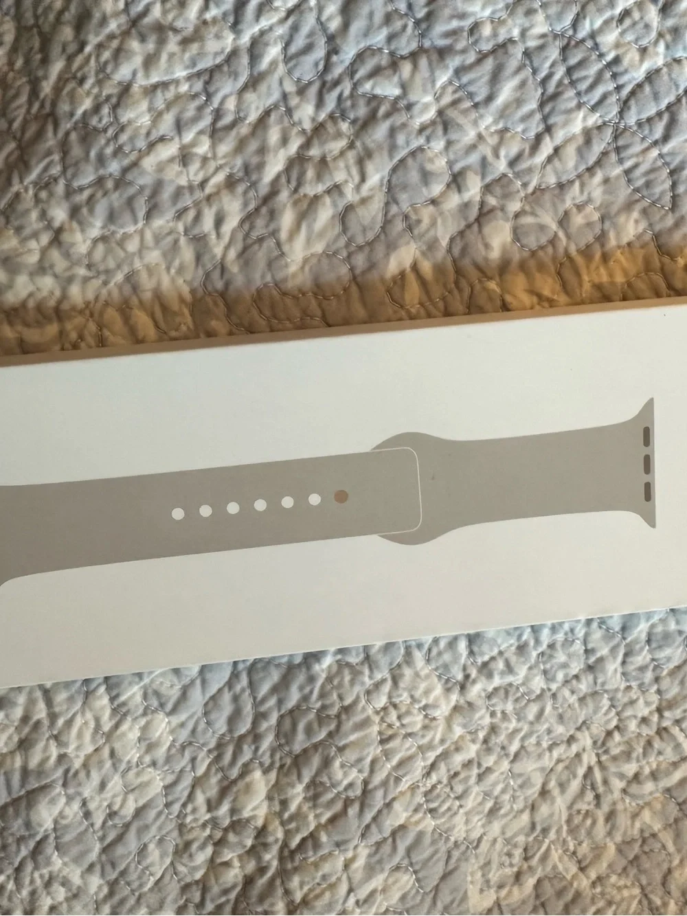 Apple Silicone Watch Band in Stone